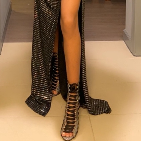 Steve Madden | “Fantasize” Lace-Up Peep Toe Pumps - Picture 10 of 10